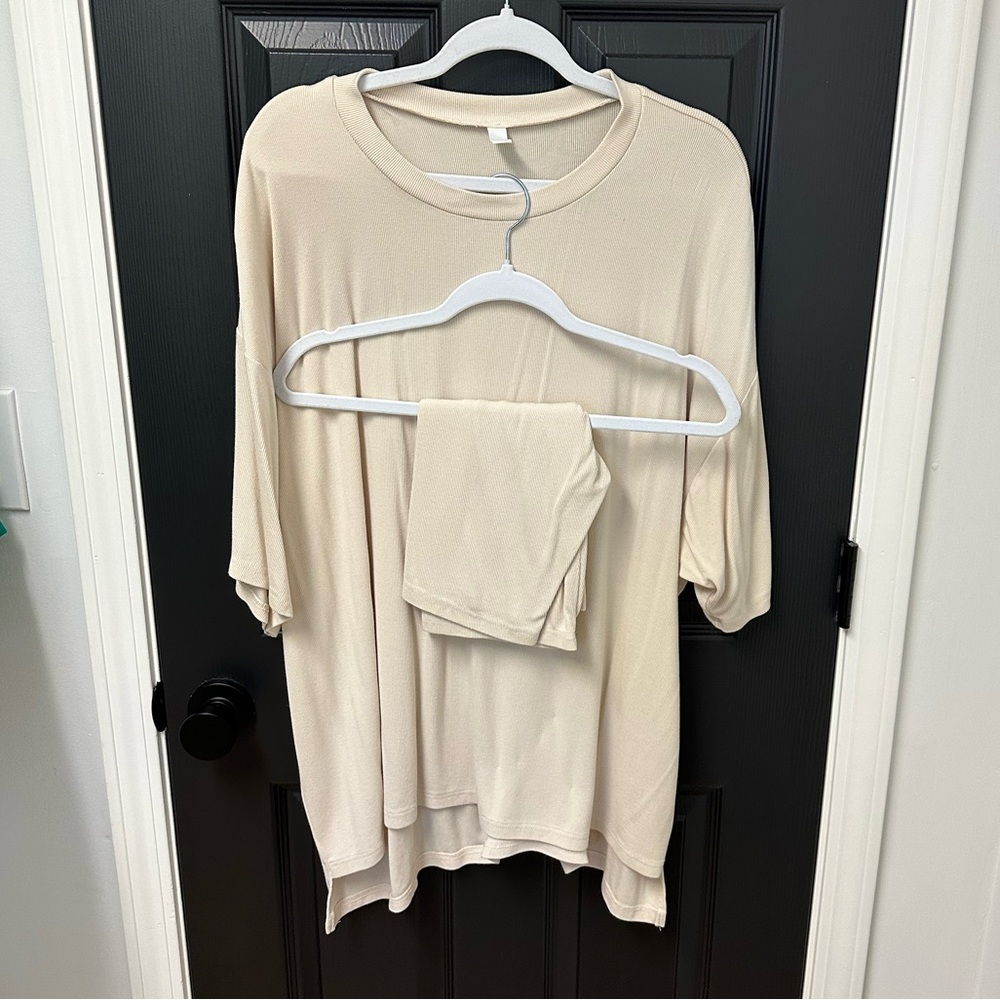 Foxy Kind - All Weekend Long Set - Oatmeal - Small